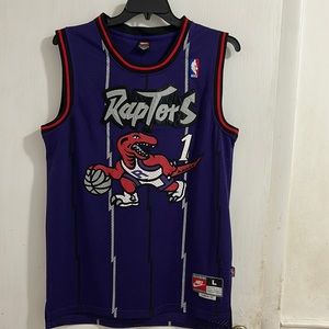 Vintage Tracey McGrady # 1 Toronto Raptors Nike Purple Jersey. Men size L